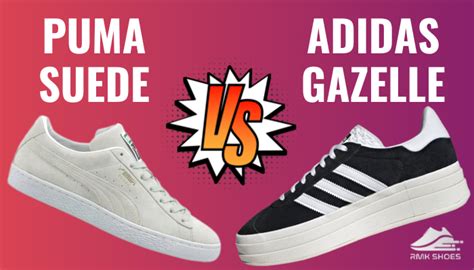 puma suede vs adidas gazelle.